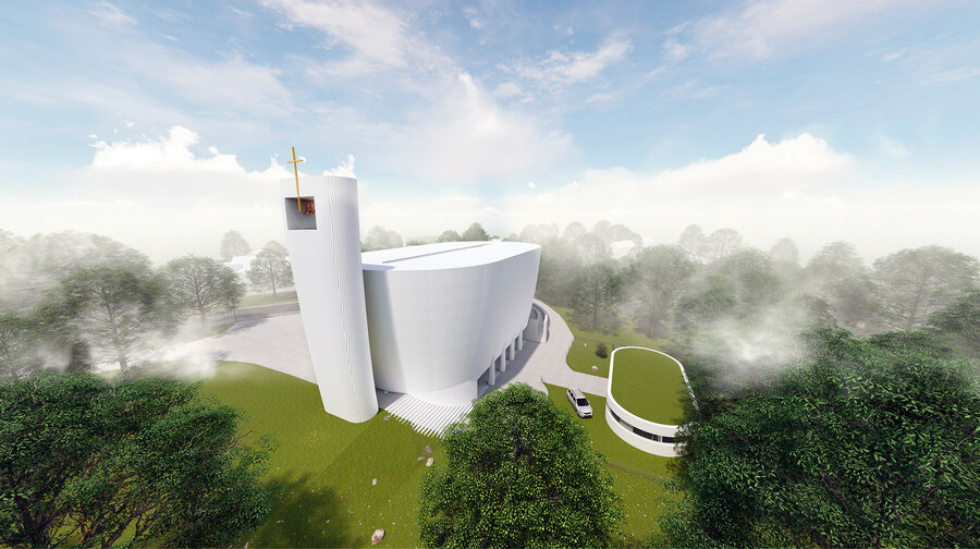 KOSTEL A PASTORAČNÍ CENTRUM NEJSVĚTĚJŠÍ TROJICE A JOSEFA KARDINÁLA BERANA