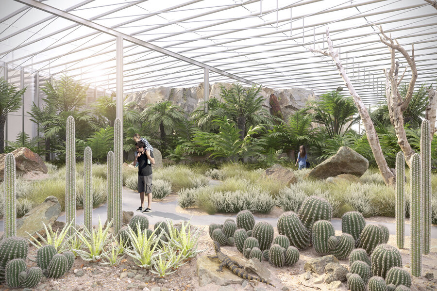 VSTUPNÍ AREÁL BOTANICKÉ ZAHRADY