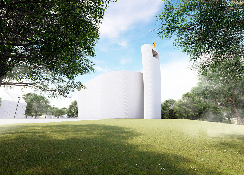 KOSTEL A PASTORAČNÍ CENTRUM NEJSVĚTĚJŠÍ TROJICE A JOSEFA KARDINÁLA BERANA